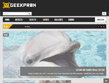 Tablet Screenshot of geekpr0n.com